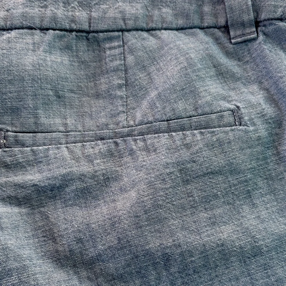 J. Crew Light Blue Chambray Scallop-Hem Shorts - Picture 6 of 6